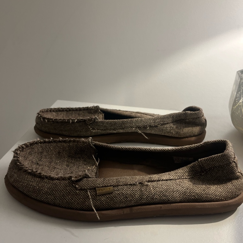 Sanuk Women’s Slip-On Shoes - Brown, Size 9 - Picture 5 of 6